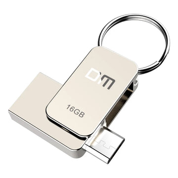 Metal USB Flash Drive – High-Speed OTG Pendrive (16GB/32GB/64GB) - DM PD020