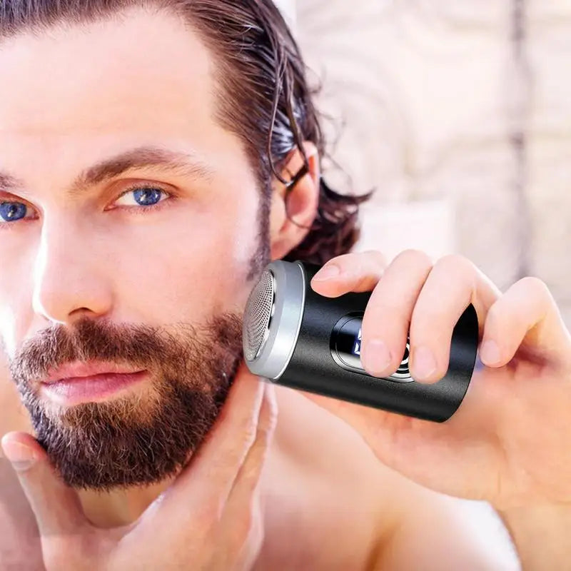 Portable Electric Shaver - Water-Resistant Mini Razor for Travel & Male Skin Care