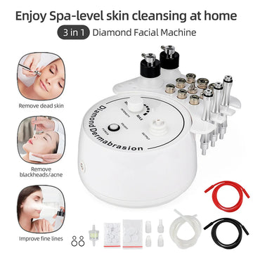 Professional Diamond Microdermabrasion Machine Water Spray Exfoliation Face Peeling Beauty Machine Pore Deep Cleaning Skin Care