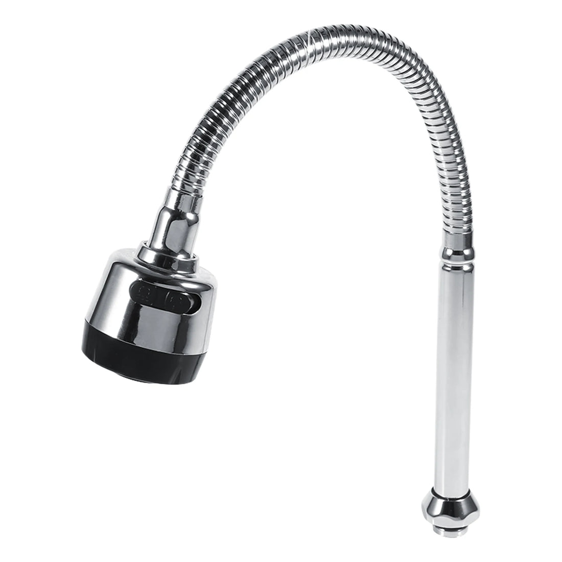 304 Stainless Steel Swivel Spout Kitchen Sink Faucet Pipe Fittings Single Handle Connection