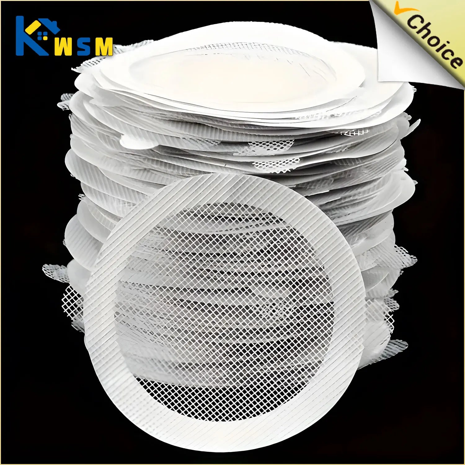 Disposable Floor Drain Hair Catcher – Anti-Clogging Filter Patches for Bathroom & Kitchen (10-200 PCS)