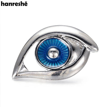 Hanreshe Eye Model Enamel Brooch Pin Silver Color Zinc Alloy Metal Lapel Medical Jewelry Accessories Best Gift For Doctors Nurse