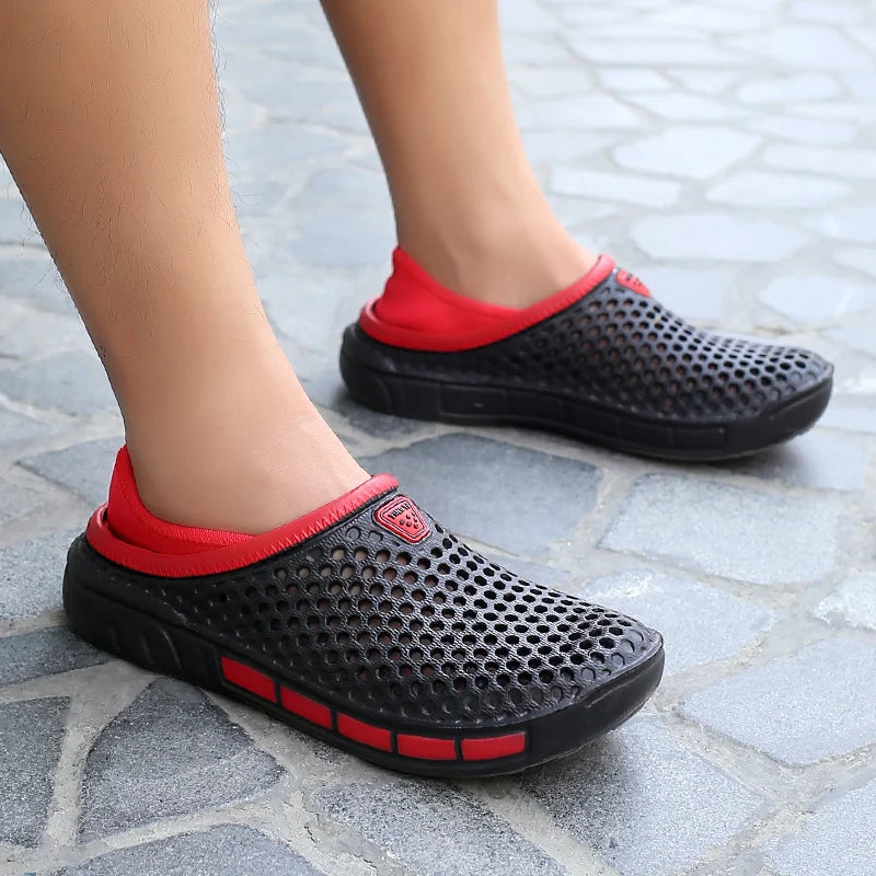 Unisex Summer Garden Clogs – Breathable Water Shoes & Soft Slippers (Sizes 36-47)